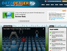 Tablet Screenshot of datadealer.com